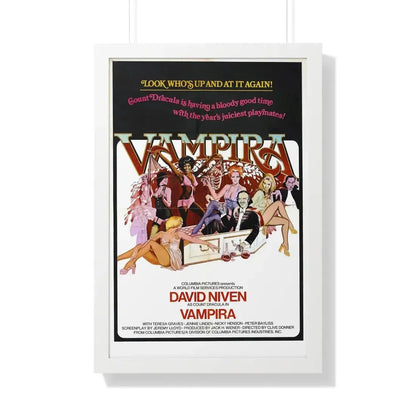 VAMPIRA 1974 - Framed Movie Poster 20" x 30" White - The Sticker Space