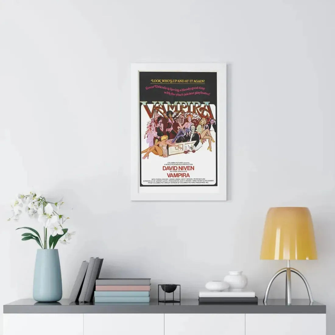 VAMPIRA 1974 - Framed Movie Poster - The Sticker Space