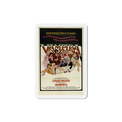 Vampira 1974 Movie Poster Refrigerator Magnet 3 Inch - The Sticker Space