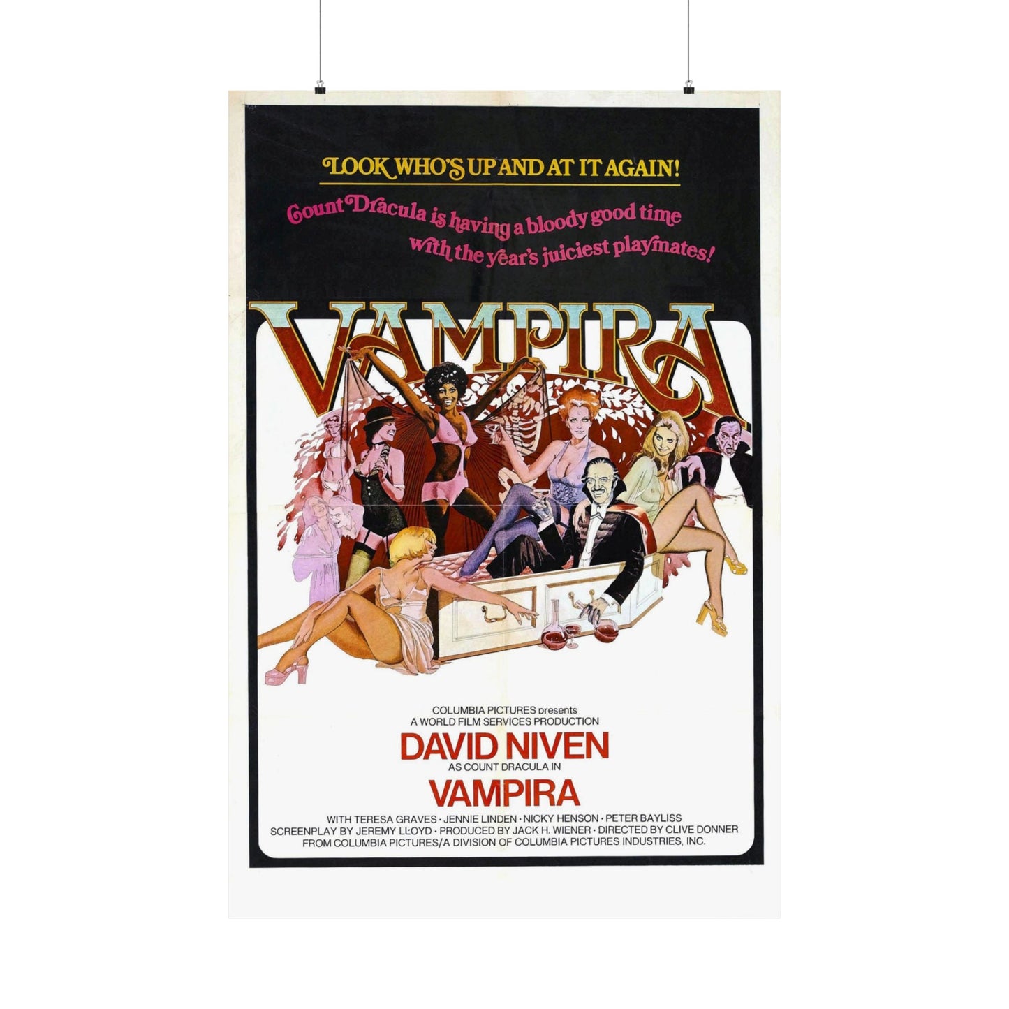 VAMPIRA 1974 - Paper Movie Poster-36" x 54"-The Sticker Space