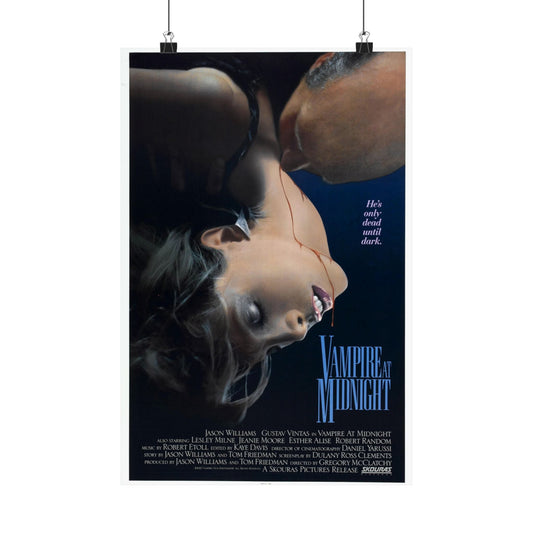 VAMPIRE AT MIDNIGHT 1988 - Paper Movie Poster-12″ x 18″-The Sticker Space