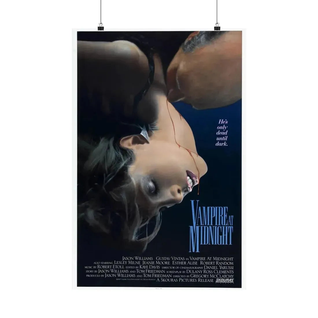 VAMPIRE AT MIDNIGHT 1988 - Paper Movie Poster 20″ x 30″ Matte - The Sticker Space