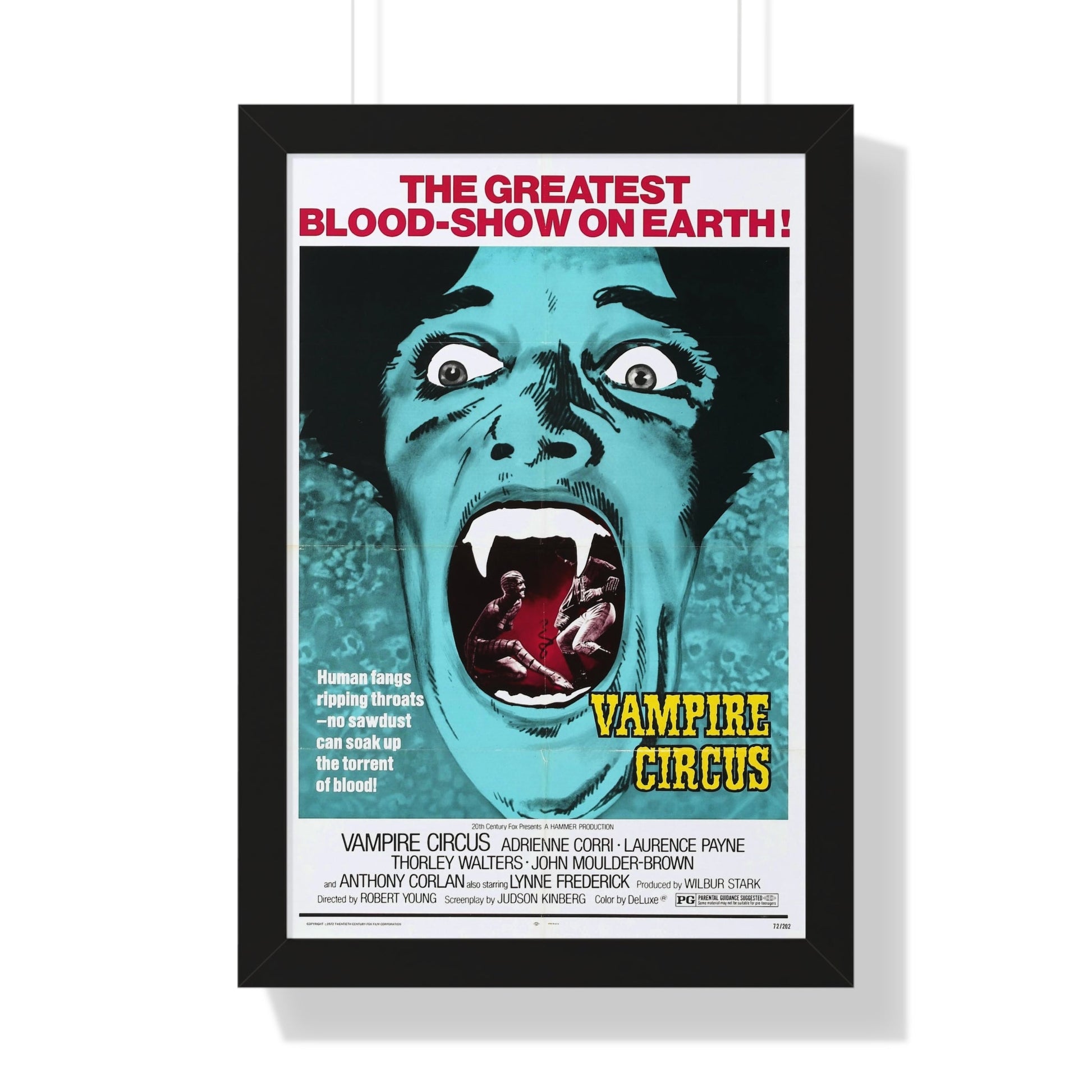 VAMPIRE CIRCUS (2) 1972 - Framed Movie Poster-16″ x 24″-The Sticker Space