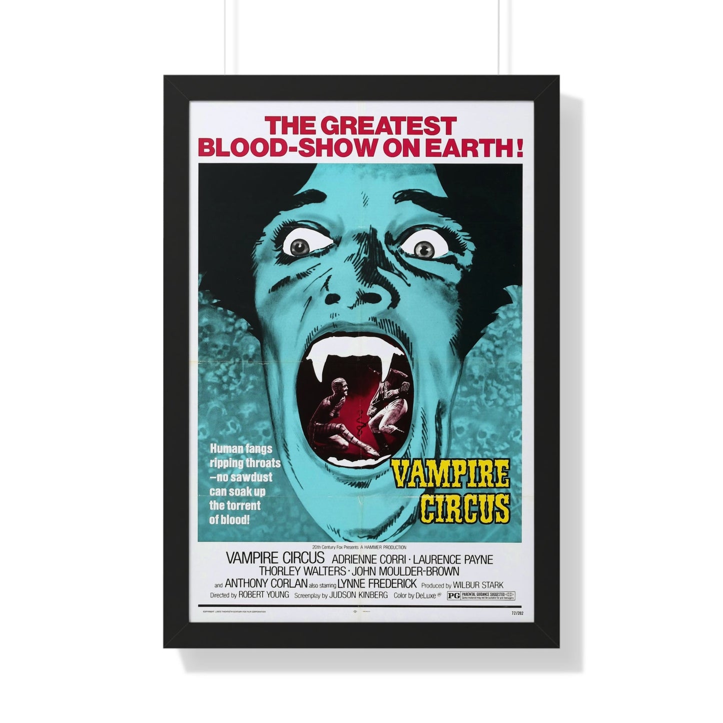 VAMPIRE CIRCUS (2) 1972 - Framed Movie Poster-20" x 30"-The Sticker Space