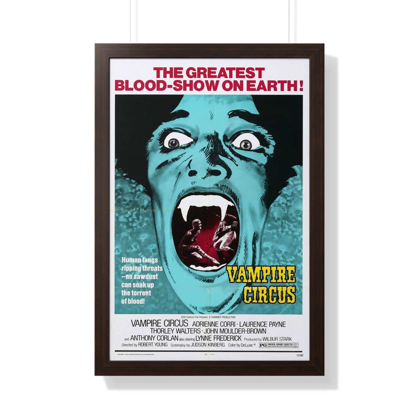 VAMPIRE CIRCUS (2) 1972 - Framed Movie Poster-20" x 30"-The Sticker Space