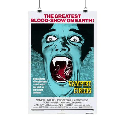 VAMPIRE CIRCUS (2) 1972 - Paper Movie Poster-12″ x 18″-The Sticker Space