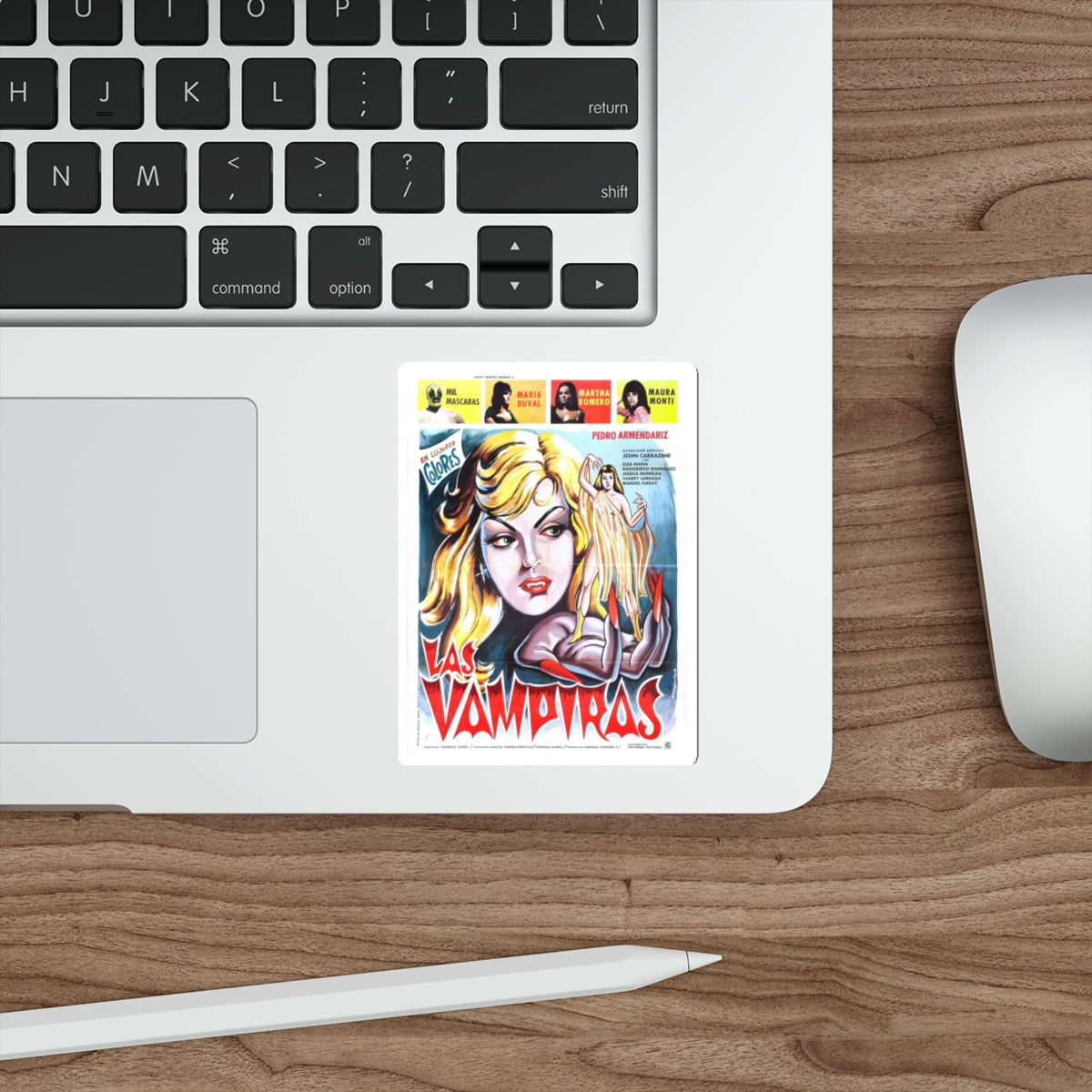 VAMPIRE GIRLS (LAS VAMPIRAS) 1969 Movie Poster STICKER Vinyl Die-Cut Decal-The Sticker Space