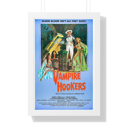 VAMPIRE HOOKERS 1978 - Framed Movie Poster-16″ x 24″-The Sticker Space