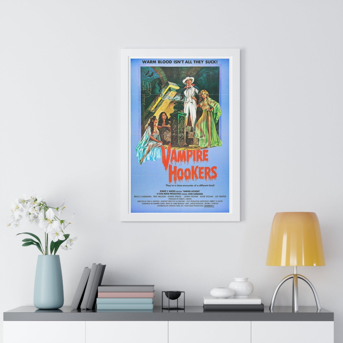 VAMPIRE HOOKERS 1978 - Framed Movie Poster-The Sticker Space