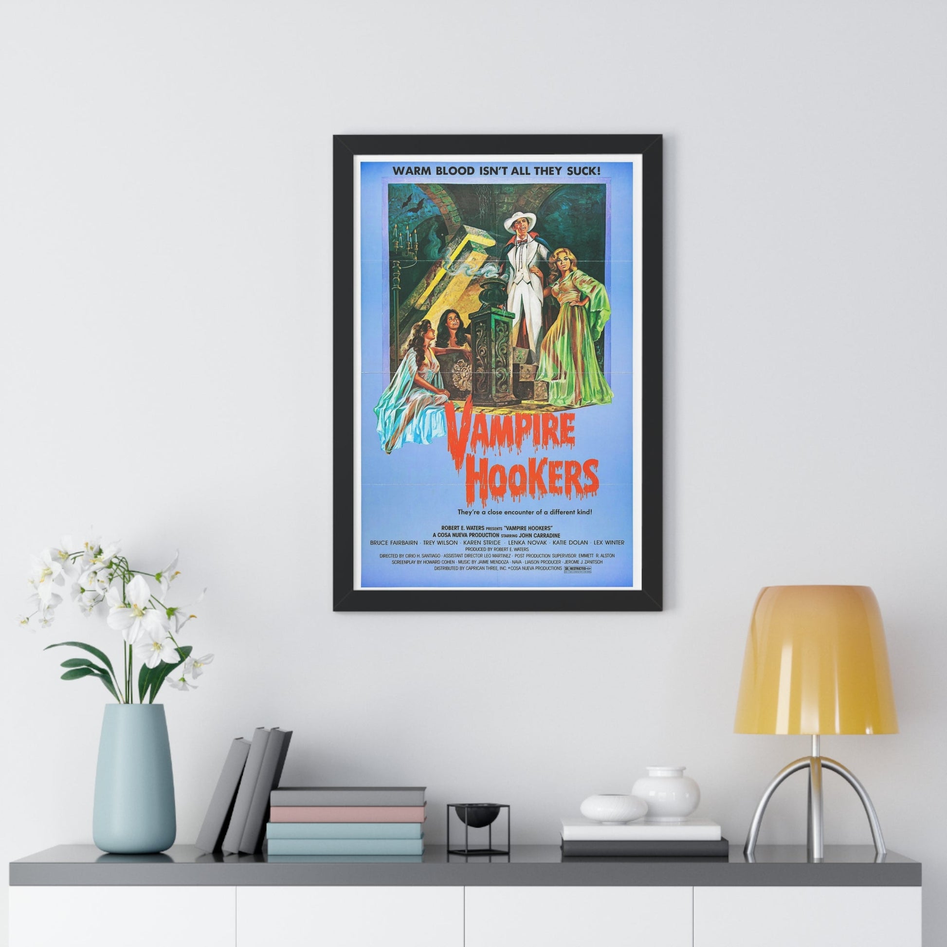 VAMPIRE HOOKERS 1978 - Framed Movie Poster-The Sticker Space