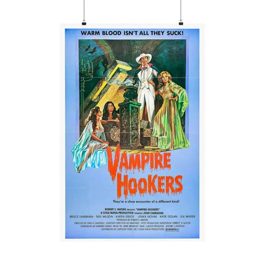 VAMPIRE HOOKERS 1978 - Paper Movie Poster 24″ x 36″ Matte - The Sticker Space