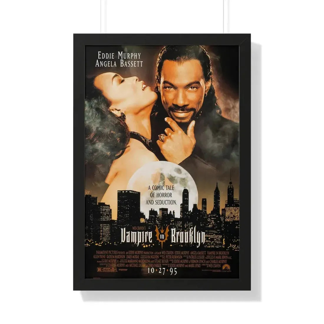 VAMPIRE IN BROOKLYN 1995 - Framed Movie Poster 20" x 30" Black - The Sticker Space