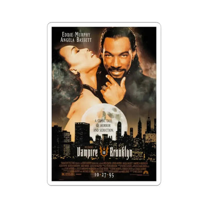 VAMPIRE IN BROOKLYN 1995 Movie Poster - STICKER Vinyl Kiss-Cut Decal 2 Inch White - The Sticker Space