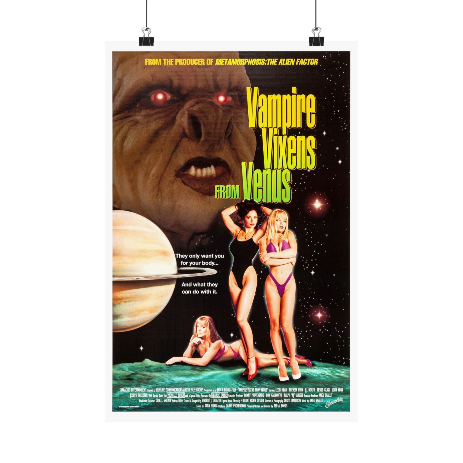 VAMPIRE VIXENS FROM VENUS 1995 - Paper Movie Poster-12″ x 18″-The Sticker Space