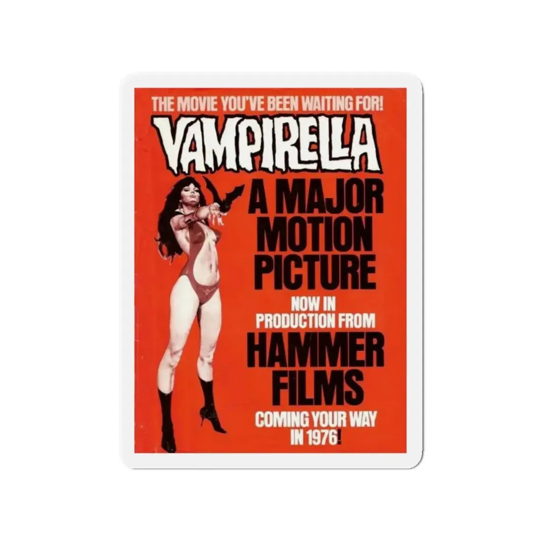 VAMPIRELLA (UNRELEASED) 1996 Movie Poster - Refrigerator Magnet 3 Inch - The Sticker Space