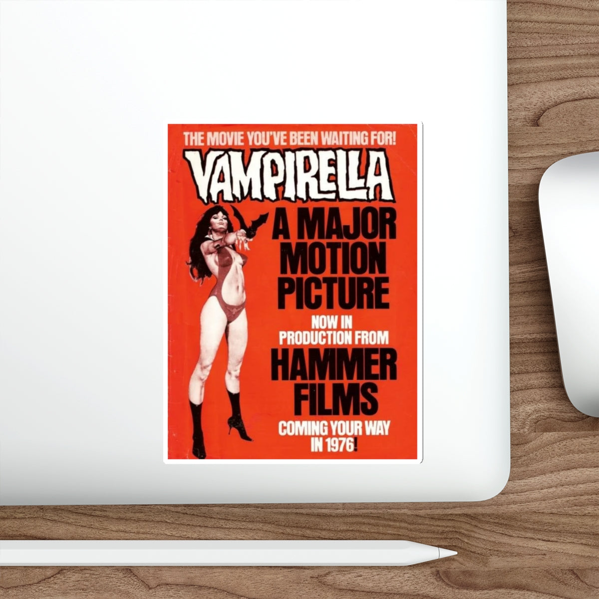 VAMPIRELLA (UNRELEASED) 1996 Movie Poster STICKER Vinyl Die-Cut Decal-The Sticker Space