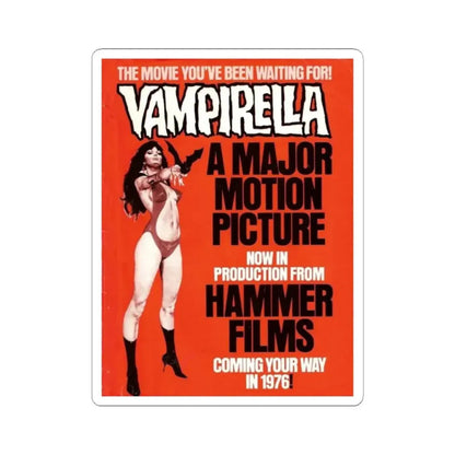 VAMPIRELLA (UNRELEASED) 1996 Movie Poster - STICKER Vinyl Kiss-Cut Decal 3 Inch White - The Sticker Space