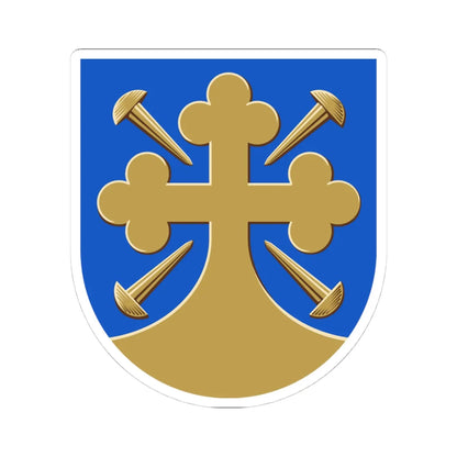 Vampula.vaakuna (Finland) (Coat of Arms) STICKER Vinyl Kiss-Cut Decal 4 Inch White - The Sticker Space