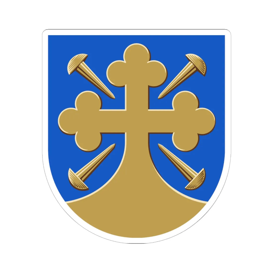 Vampula.vaakuna (Finland) (Coat of Arms) STICKER Vinyl Kiss-Cut Decal 6 Inch White - The Sticker Space