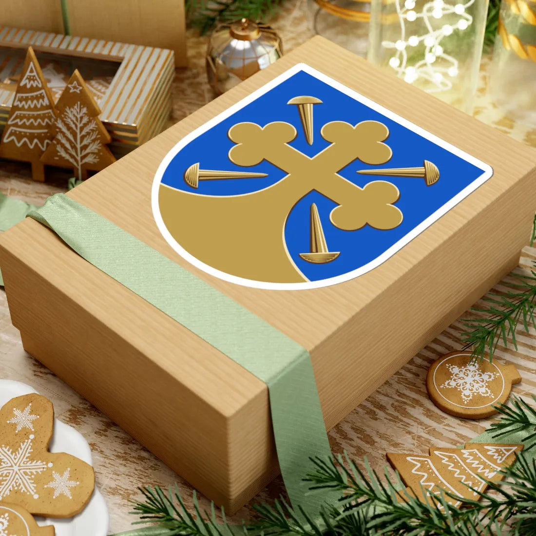 Vampula.vaakuna (Finland) (Coat of Arms) STICKER Vinyl Kiss-Cut Decal - The Sticker Space