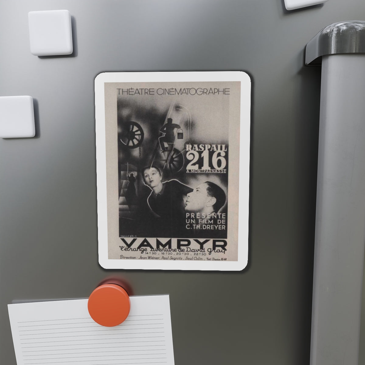 VAMPYR 1932 Movie Poster - Refrigerator Magnet