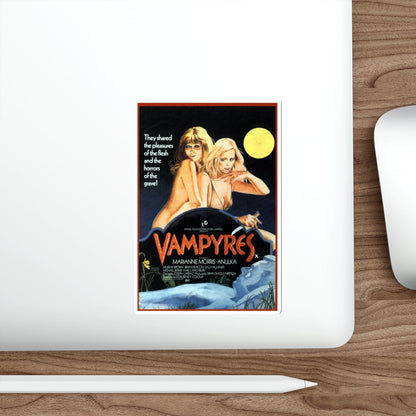 VAMPYRES 1975 Movie Poster STICKER Vinyl Die-Cut Decal-The Sticker Space