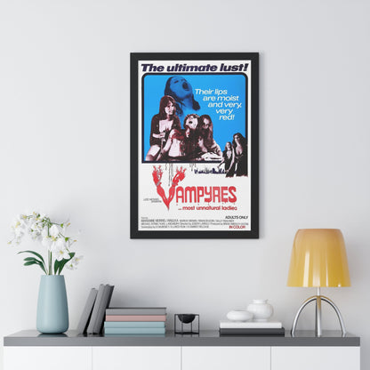 VAMPYRES (3) 1975 - Framed Movie Poster-The Sticker Space