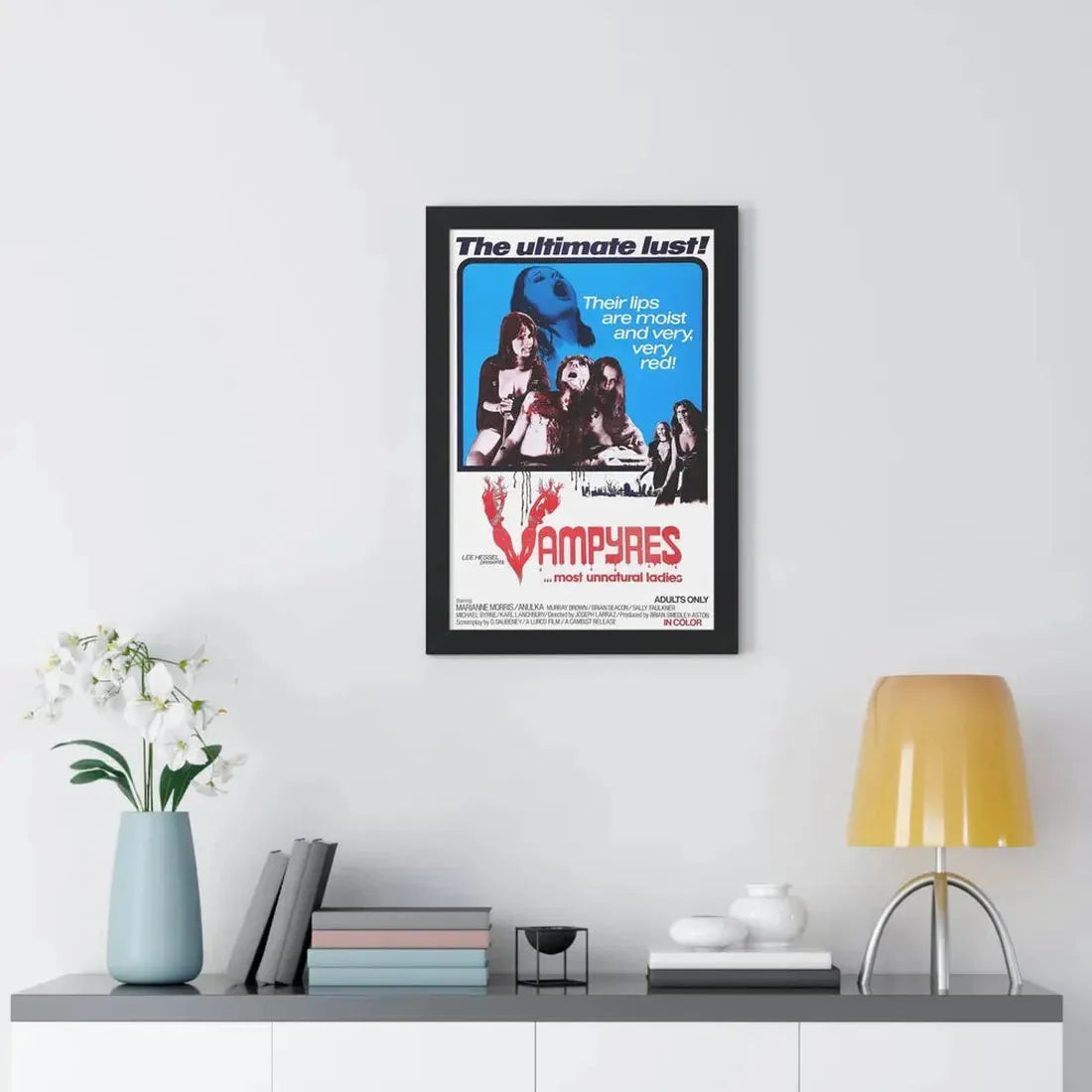 VAMPYRES (3) 1975 - Framed Movie Poster - The Sticker Space