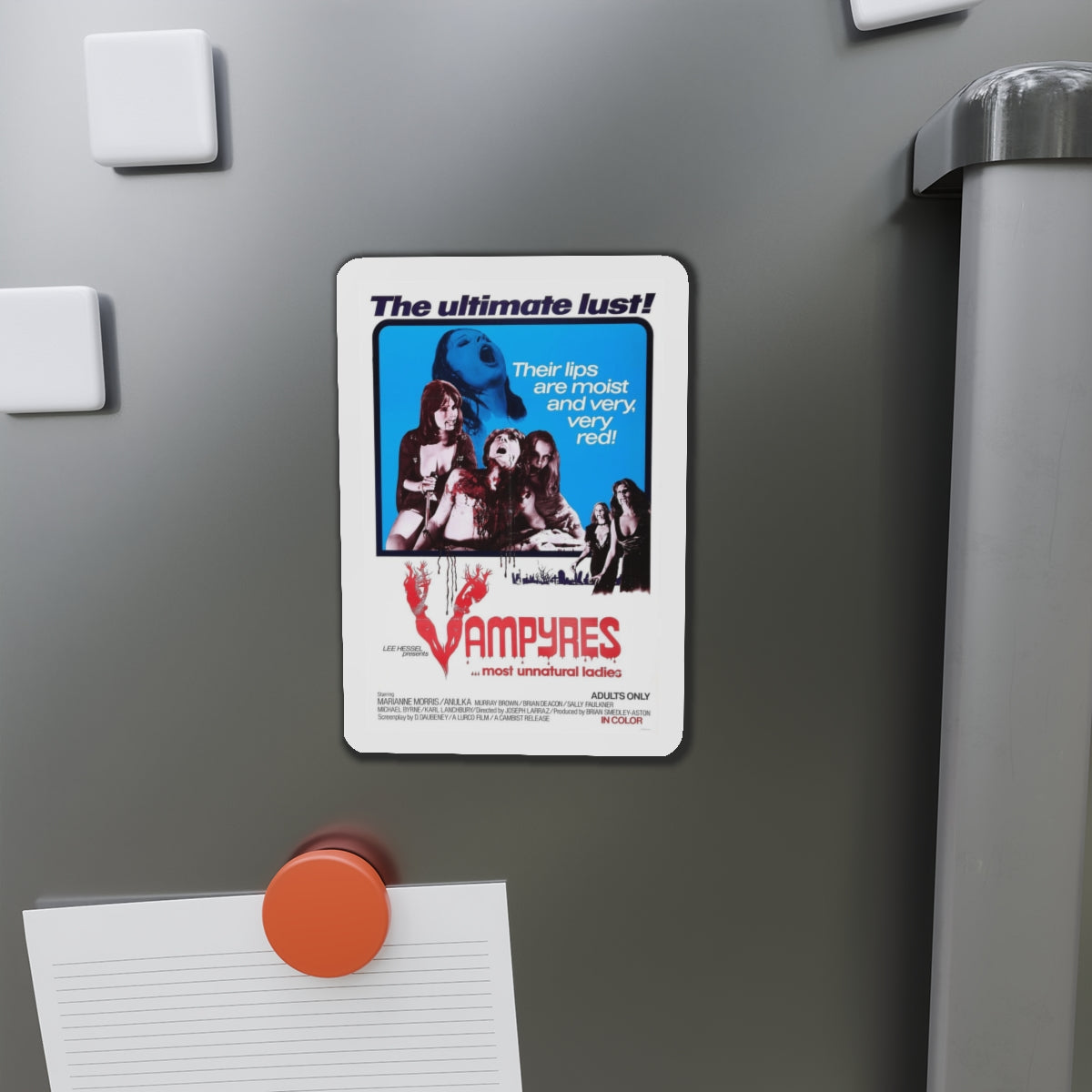 VAMPYRES (3) 1975 Movie Poster - Refrigerator Magnet