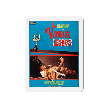 VAMPYROS LESBOS (FRENCH) 1971 Movie Poster - Refrigerator Magnet 6 Inch - The Sticker Space