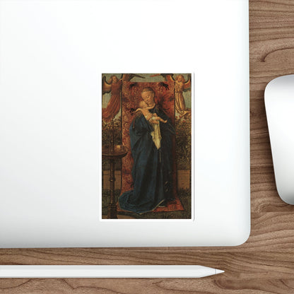 VAN EYCK - MADONNA BY THE FOUNTAIN, 1439 (Artwork) STICKER Vinyl Die-Cut Decal-The Sticker Space