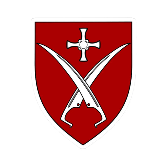 Van Mildert Coll Durham shield (England) (Coat of Arms) STICKER Vinyl Kiss-Cut Decal 2 Inch White - The Sticker Space