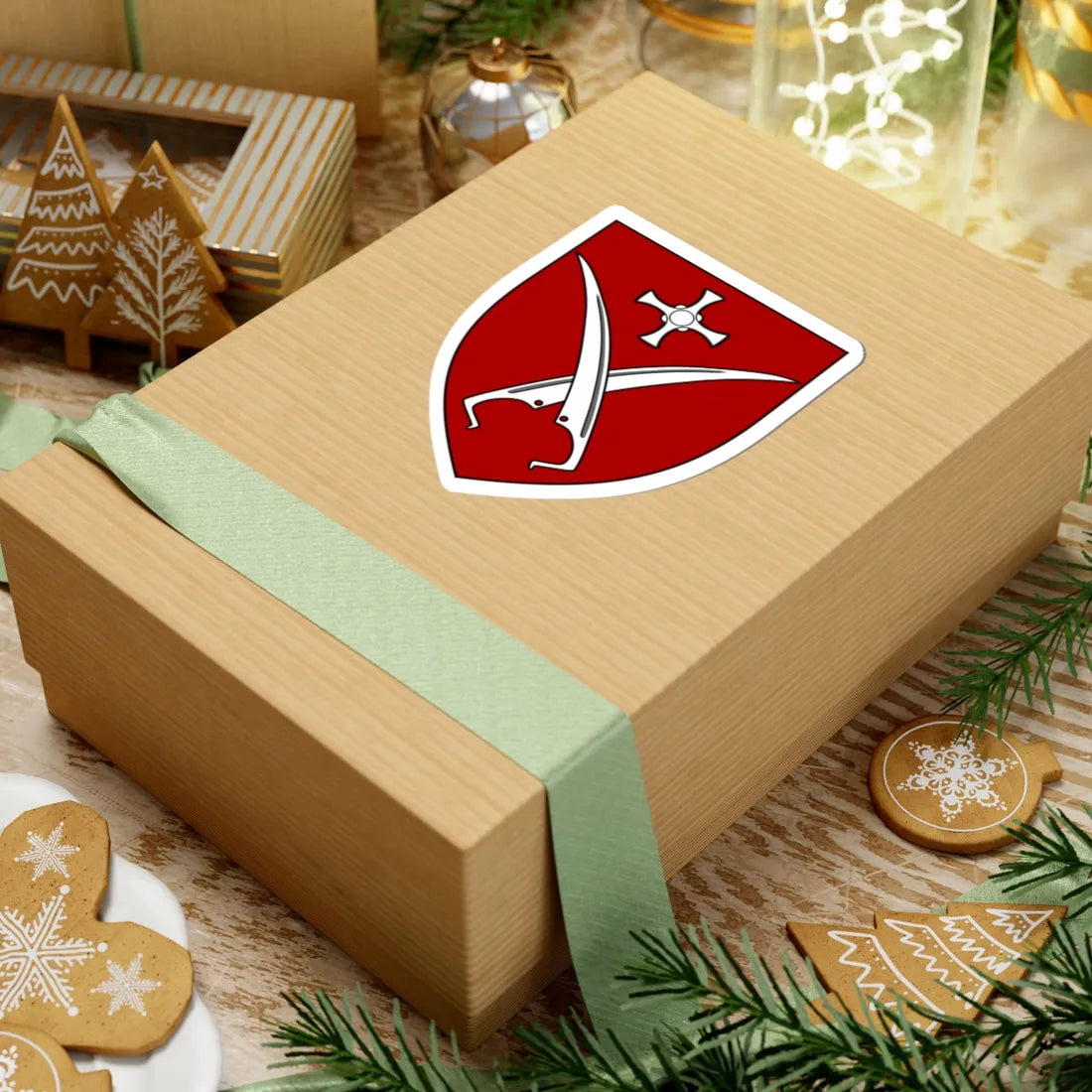 Van Mildert Coll Durham shield (England) (Coat of Arms) STICKER Vinyl Kiss-Cut Decal - The Sticker Space