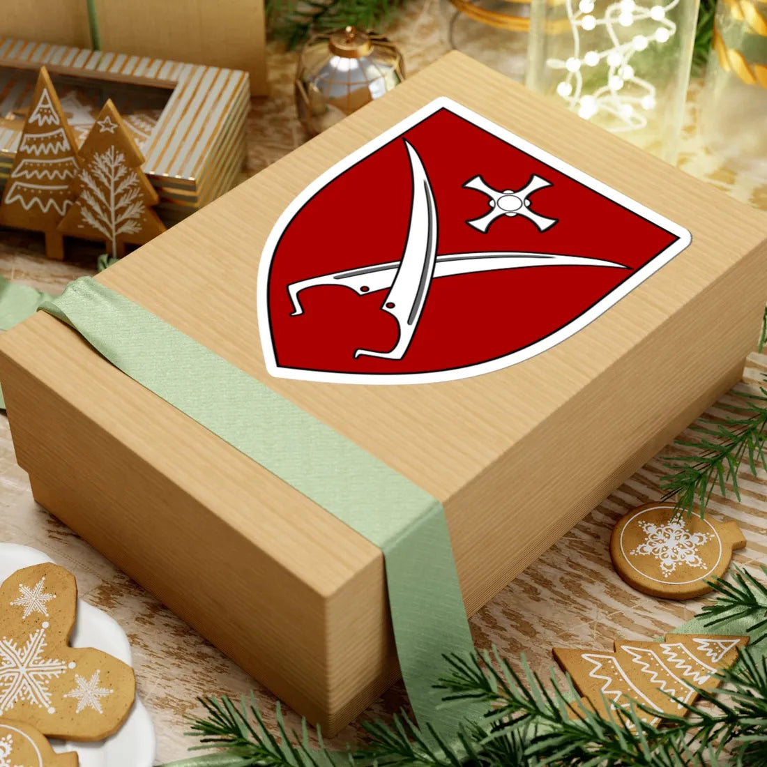 Van Mildert Coll Durham shield (England) (Coat of Arms) STICKER Vinyl Kiss-Cut Decal - The Sticker Space