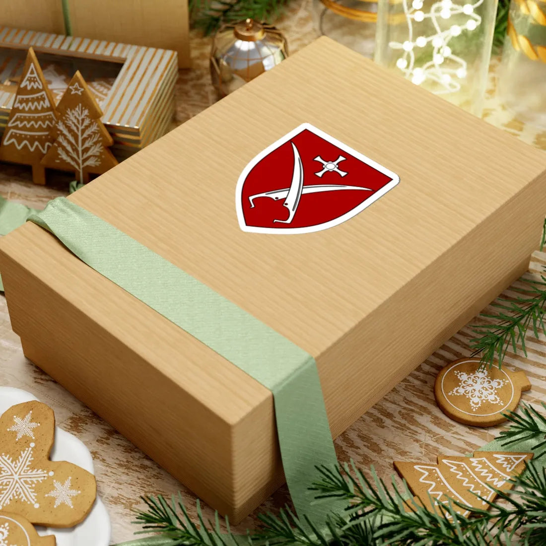 Van Mildert Coll Durham shield (England) (Coat of Arms) STICKER Vinyl Kiss-Cut Decal - The Sticker Space