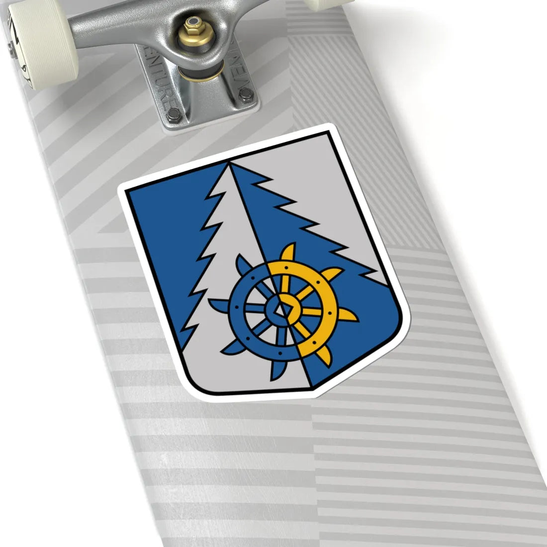 Īvandes pagasta ģerbonis (Latvia) (Coat of Arms) STICKER Vinyl Kiss-Cut Decal - The Sticker Space