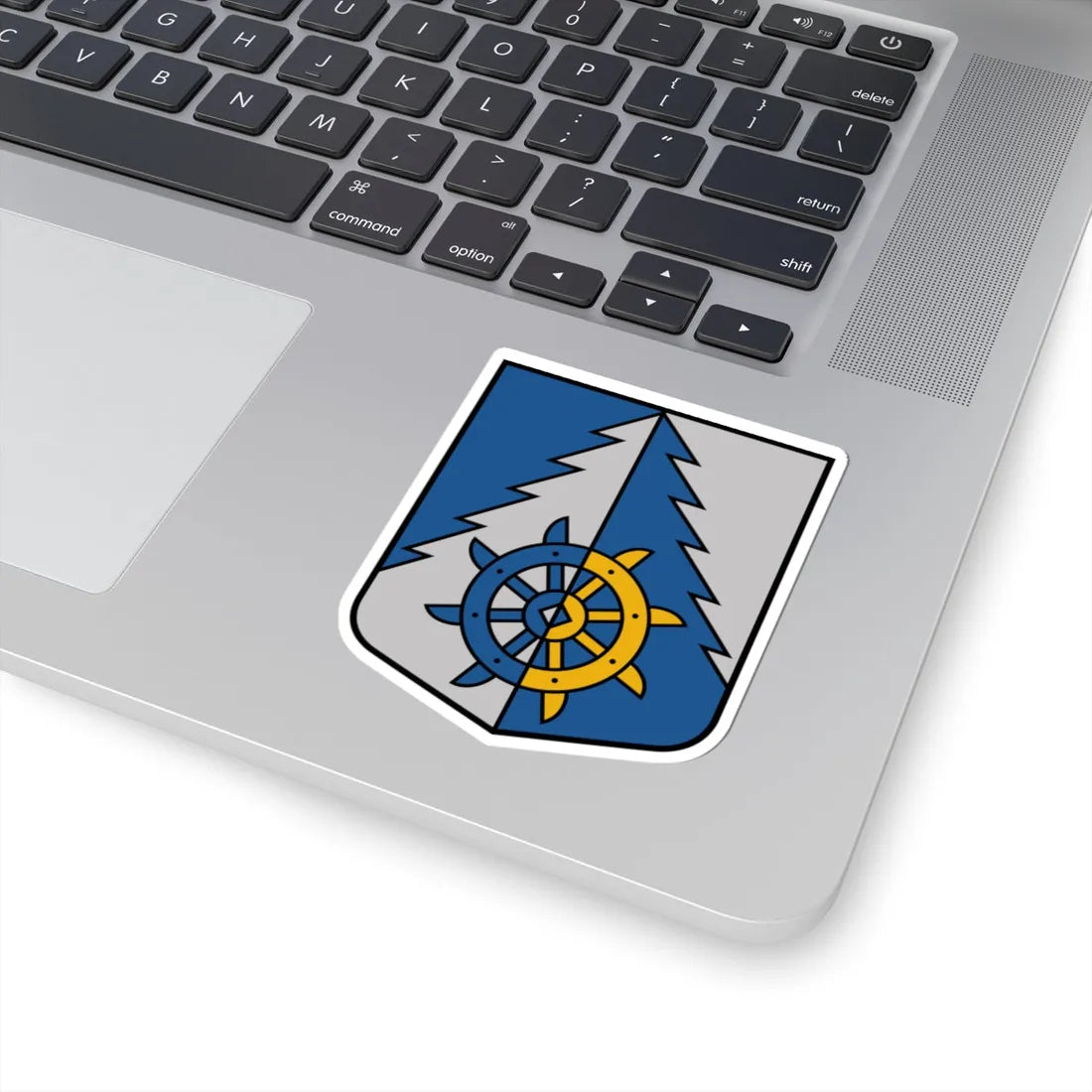 Īvandes pagasta ģerbonis (Latvia) (Coat of Arms) STICKER Vinyl Kiss-Cut Decal - The Sticker Space