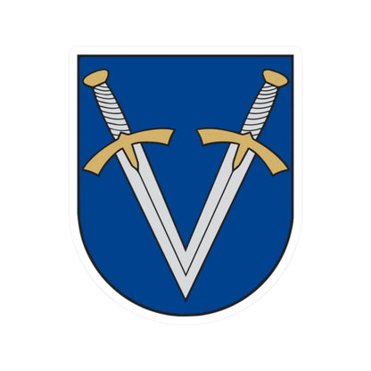 Vandžiogalos herbas (Lithuania) (Coat of Arms) STICKER Vinyl Kiss-Cut Decal 2 Inch White - The Sticker Space
