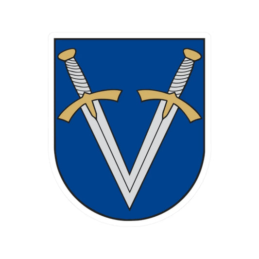 Vandžiogalos herbas (Lithuania) (Coat of Arms) STICKER Vinyl Kiss-Cut Decal 2 Inch White - The Sticker Space