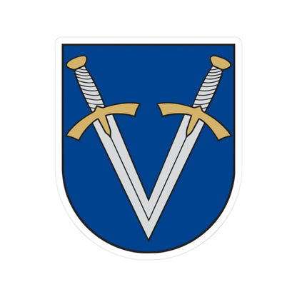 Vandžiogalos herbas (Lithuania) (Coat of Arms) STICKER Vinyl Kiss-Cut Decal 3 Inch White - The Sticker Space