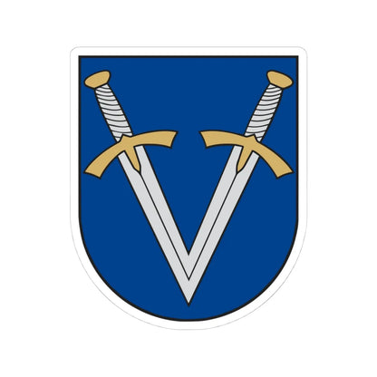 Vandžiogalos herbas (Lithuania) (Coat of Arms) STICKER Vinyl Kiss-Cut Decal 4 Inch White - The Sticker Space
