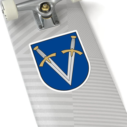 Vandžiogalos herbas (Lithuania) (Coat of Arms) STICKER Vinyl Kiss-Cut Decal - The Sticker Space