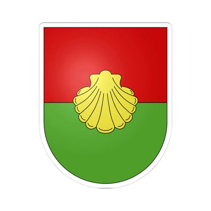 Vandoeuvres-coat of arms (Switzerland) (Coat of Arms) STICKER Vinyl Kiss-Cut Decal 4 Inch White - The Sticker Space