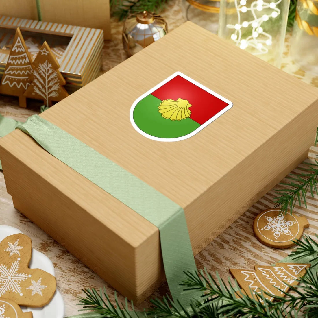 Vandoeuvres-coat of arms (Switzerland) (Coat of Arms) STICKER Vinyl Kiss-Cut Decal - The Sticker Space