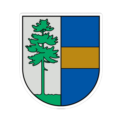 Vangazi COA (Latvia) (Coat of Arms) STICKER Vinyl Kiss-Cut Decal 4 Inch White - The Sticker Space