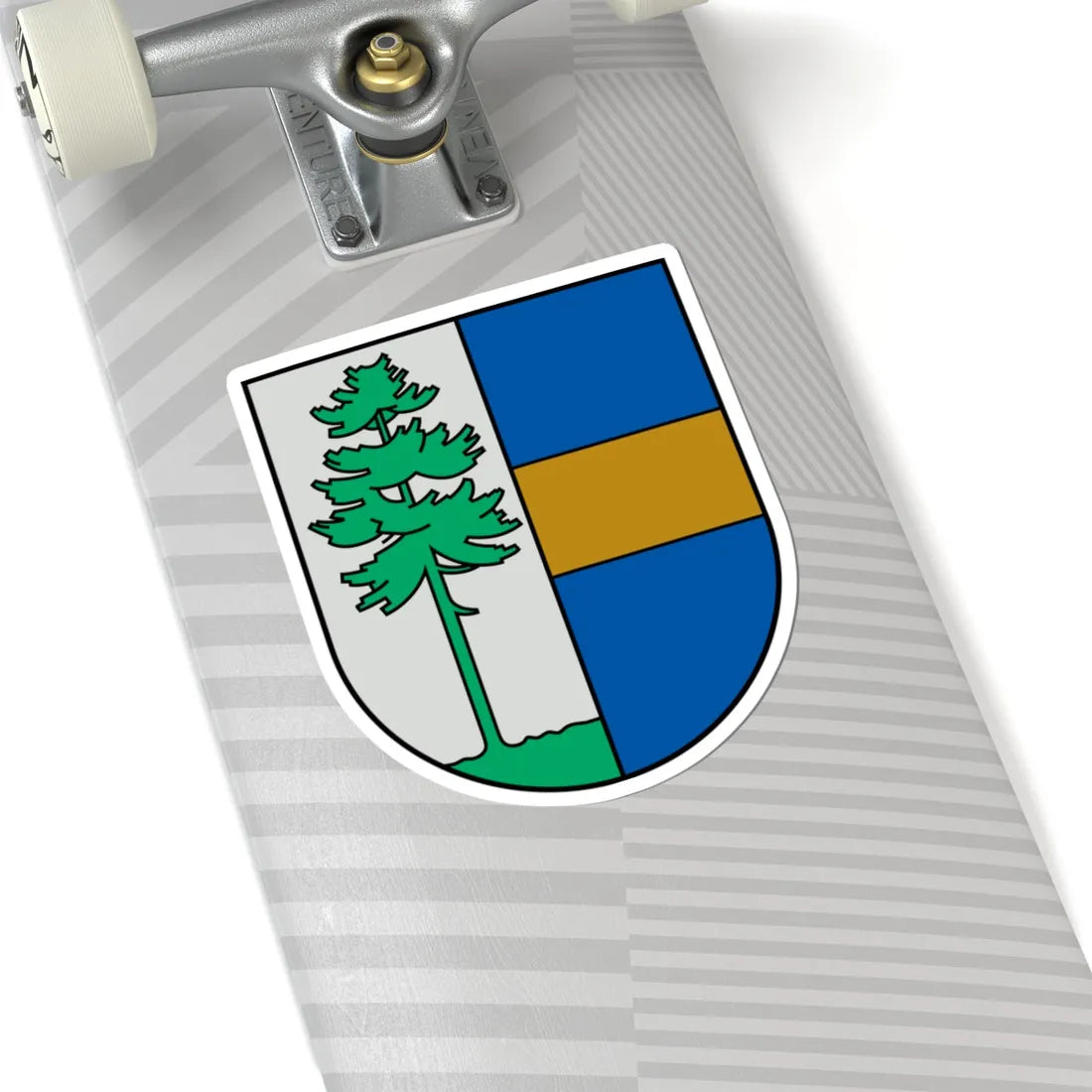 Vangazi COA (Latvia) (Coat of Arms) STICKER Vinyl Kiss-Cut Decal - The Sticker Space