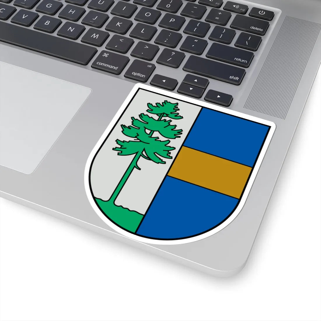 Vangazi COA (Latvia) (Coat of Arms) STICKER Vinyl Kiss-Cut Decal - The Sticker Space