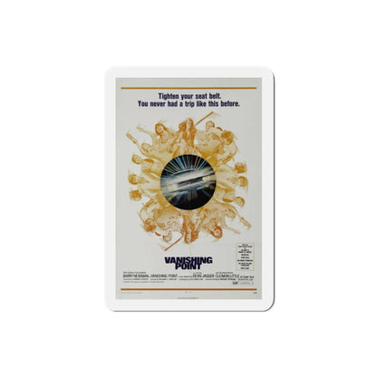 Vanishing Point 1971 Movie Poster Refrigerator Magnet 2 Inch - The Sticker Space