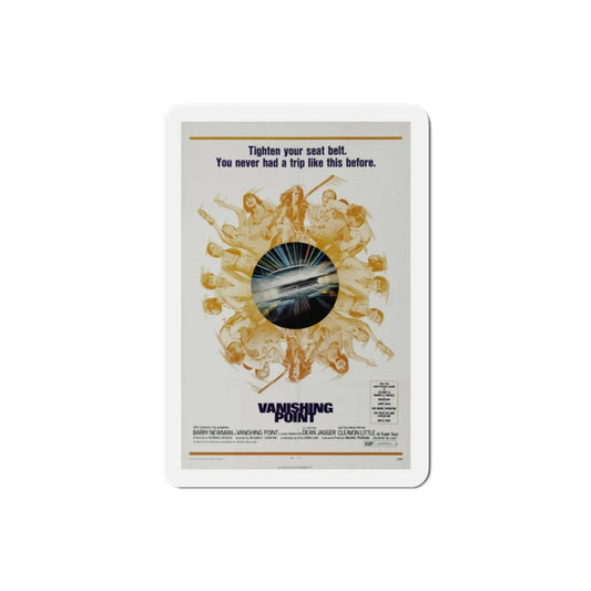 Vanishing Point 1971 Movie Poster Refrigerator Magnet 2 Inch - The Sticker Space