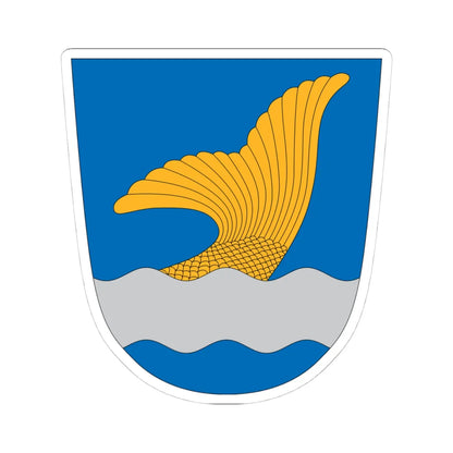 Vantaa.vaakuna (Finland) (Coat of Arms) STICKER Vinyl Kiss-Cut Decal 4 Inch White - The Sticker Space